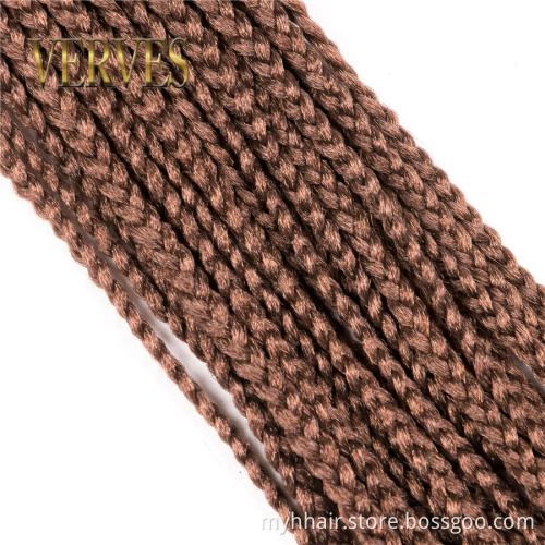 Box Braids Hair Synthetic 14 inch and 18 inch Crochet Hair Extensions 24 Strands/pack Ombre Braiding Hair Braids twist